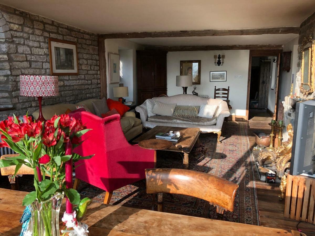 Peaceful Stone Barn Conversion In Somerset Villa Hurcot ภายนอก รูปภาพ